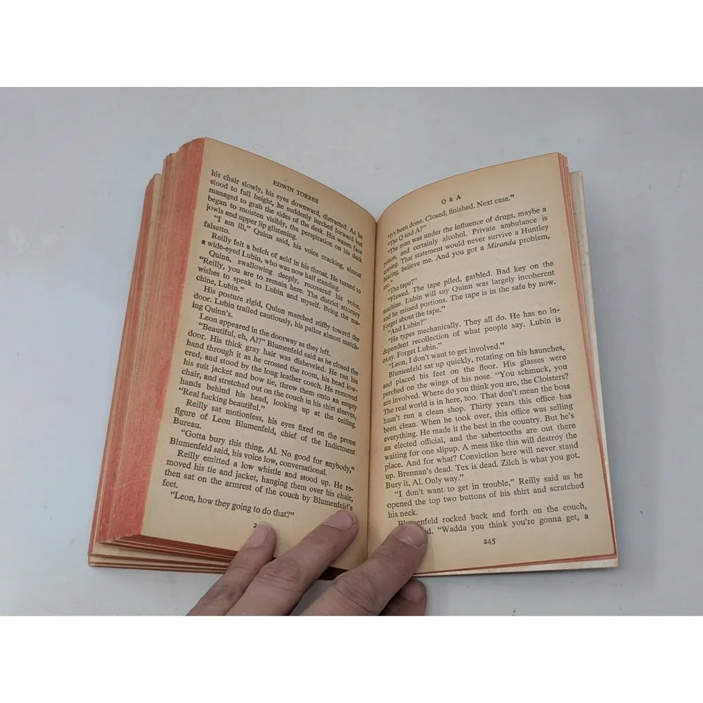 Q and A Q&A by Edwin Torres‎ First 1st Edition Vintage Paperback Book 1978 70s